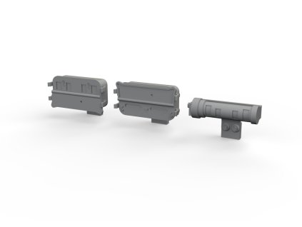 WWII German NOTEK rear lights PRINT 1/35