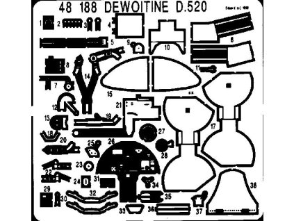 1/48 D-520 for TAMIYA kit