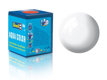 Revell Aqua Color - 36104: leská bílá (white gloss)
