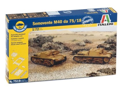 Fast Assembly 7519 - SEMOVENTE M40 da 75/18 (1:72)