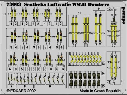 1/72 Seatbelts Luftwaffe WWII Bombers