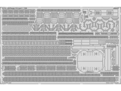 USS Ranger CV-4 part 2 1/350 recommended for TRUMPETER