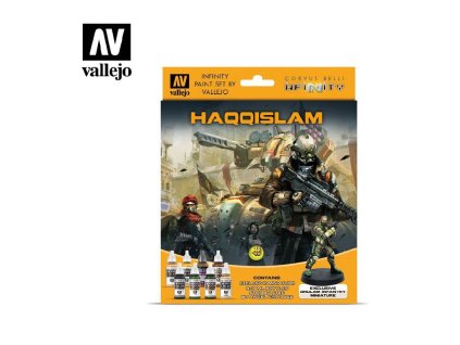 Sada akrylových barev Vallejo Model Color Figures 70237 Infinity HAQQISLAM Exclusive Miniature Paint