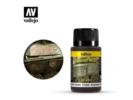 Vallejo Weathering FX 73802 Russian Splash Mud Splash Mud (40 ml)