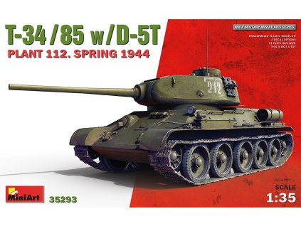 1/35 T-34-85 w/D-5T. Plant 112. Spring 1944
