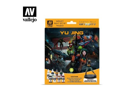 Sada akrylových barev Vallejo Model Color Figures 70235 Infinity YU JING Exclusive Miniature Paint S