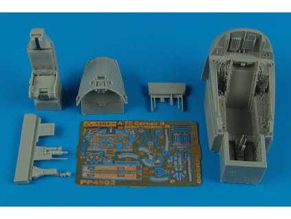 1/48 A-7E Corsair II cockpit set - (early version) - HOBBY BOSS