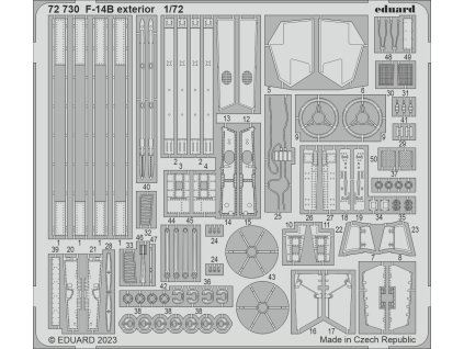 F-14B exterior 1/72 recommended for ACADEMY