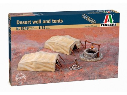 Italeri 6148 - Desert Well and Tents (1:72)