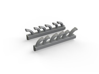 Fw 190D exhaust stacks PRINT 1/72 recommended for IBG