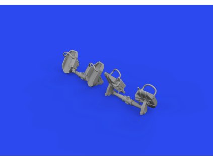 Bf 109E rudder pedals early PRINT 1/48