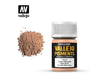 Vallejo Pigment FX 73118 Fresh Rust Color (35 ml)