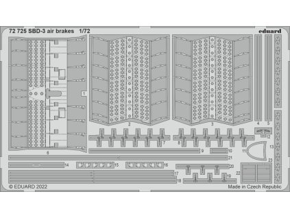 SBD-3 air brakes 1/72 recommended for FLYHAWK