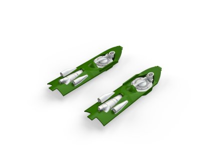 P-38F/G superchargers 1/48 recommended for TAMIYA