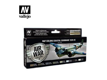 Vallejo Model Air 71148 Coastal Command 193945 RAF / 8 colors set (18 ml)