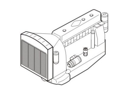 1/72 DUKW engine set for Italeri