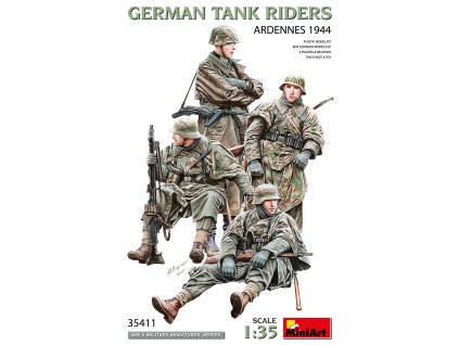 1/35 German Tank Riders (Ardennes 1944) - Miniart