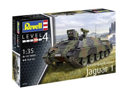 48497 plastic modelkit military 03353 raketenjagdpanzer jaguar 1 1 35