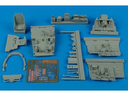 1/32 Nakajima Ki 84 Hayate cockpit set - HASEGAWA
