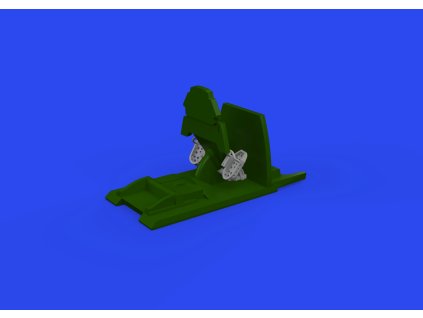 Bf 109E rudder pedals late PRINT 1/72