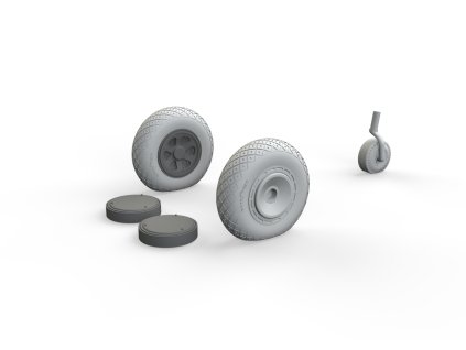 1/72 P-47D wheels for TAMIYA kit