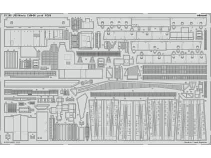 USS Nimitz CVN-68 part 4 1/350 recommended for TRUMPETER