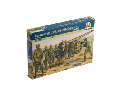 Italeri 6165 - WWII - Cannone da 149/40 with Crew (1:72)