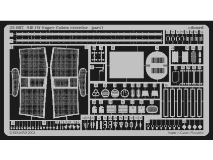 1/35 AH-1W exterior for ACADEMY/MRC kit