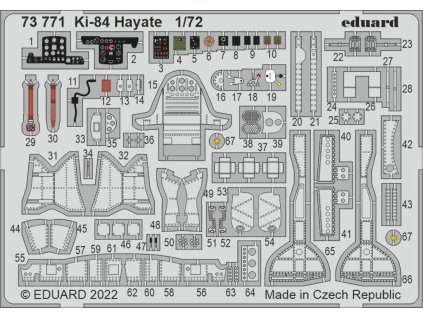 Ki-84 Hayate 1/72 recommended for ARMA HOBBY