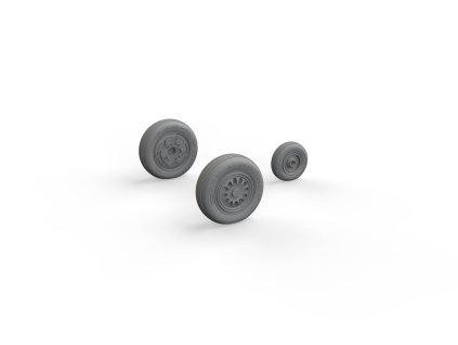 F-16 wheels late 1/48 recommended for TAMIYA