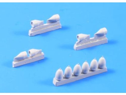 1/48 WWII Soviet Bombs FAB 100(100kg)-6 psc