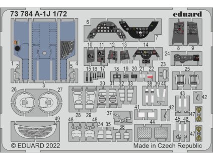 A-1J 1/72 recommended for HASEGAWA / HOBBY 2000