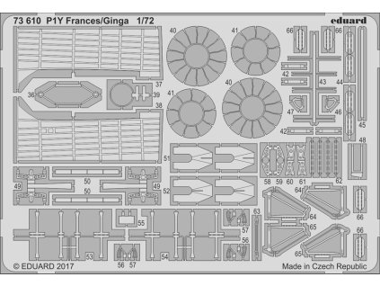 1/72 P1Y Frances/Ginga  for HASEGAWA kit