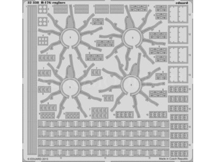 B-17G engines 1/32 recommended for HKM