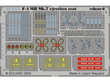 1/48 F-4 ejection seat grey for HASEGAWA kit