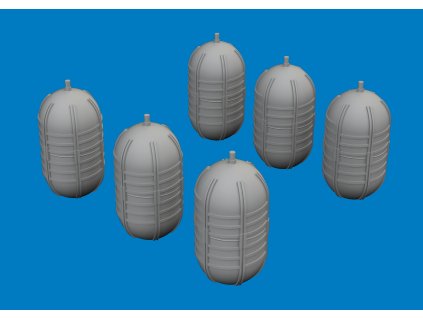 WWII USAAF oxygen tank G-1 PRINT 1/72 recommended for