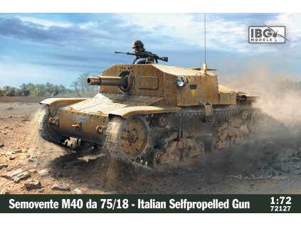 50804 1 72 semovente m40 da 75 18 italian 75mm selfpropelled gun