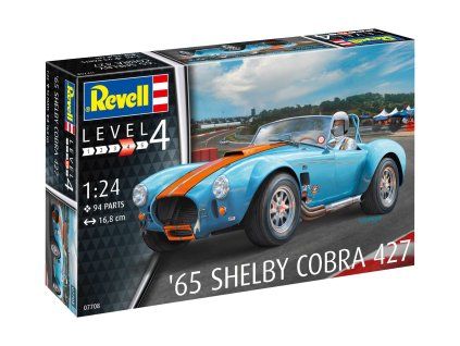 Revell 07708 Plastic ModelKit Car - '65 Shelby Cobra 427 1/24