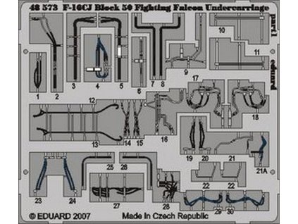 1/48 F-16CJ Block 50 undercarriage for TAMIYA kit