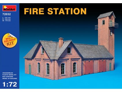 5090 1 72 fire station miniart