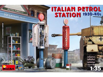 1/35 Italian Petrol Station 1930-40s