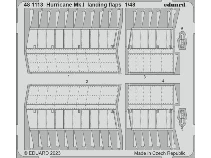 Hurricane Mk.I landing flaps 1/48 recommended for HOBBY BOSS