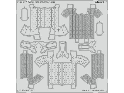 Akagi rear columns 1/350 recommended for HASEGAWA