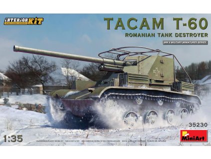 1/35 Tacam T-60 Romanian Tank Destroyer. Interior Kit
