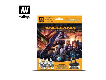 Sada akrylových barev Vallejo Model Color Figures 70231 Infinity Panoceania Exclusive Miniature Pain