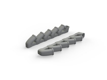 1/48 Il-2 exhaust stacks for TAMIYA kit