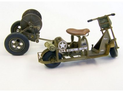 1/35 U.S. Airborne scooter with reel