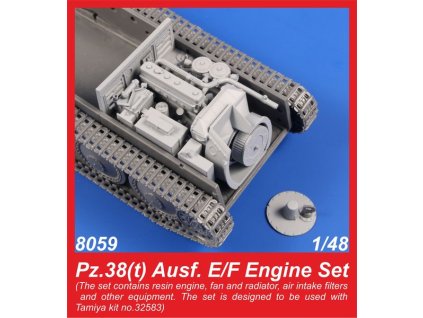1/48 Pz.38(t) Ausf. E/F Engine Set