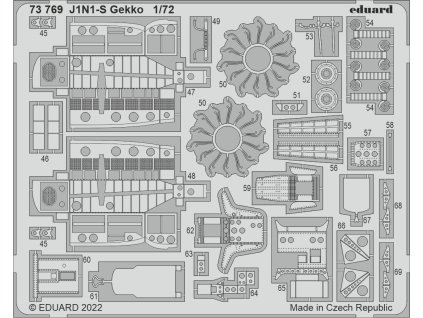 J1N1-S Gekko 1/72 recommended for FUJIMI / HOBBY 2000