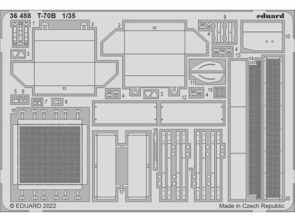 T-70B 1/35 recommended for ZVEZDA